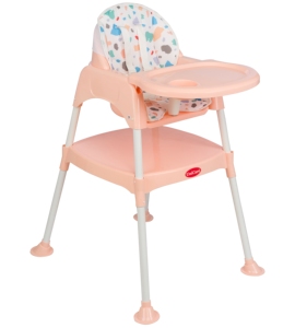 Chaise haute multifonction en plastique UniCare pour nouveau modèle EN Standard, chaise de table pour enfants, siège souple, salle à manger moderne, salon - Product Image 1