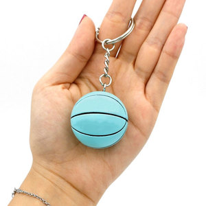 Mini llavero de bola en forma de círculo de Color personalizado, llavero de bola pequeña de colores - Product Image 1
