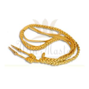 WIN MASTER INDUSTRY Cordón de hombro para uniforme ceremonial / Aiguillette blanca / Correa trenzada individual (Unisex, Otro Material) - Product Image 3