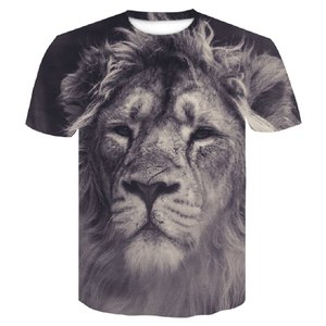 T-shirt pour hommes du Bangladesh, t-shirt imprimé tigre en 3D de haute qualité, exportation - Product Image 5