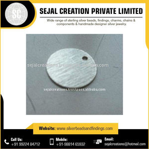 Meilleure qualité 4mm bijoux en argent Logo étiquettes gravure pendentifs et résultats approvisionnement en vrac en gros - Product Image 6