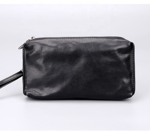 De los hombres de cuero suave de cuero casuales Retro cartera de la cabeza de cuero de vaca de la bolsa del teléfono móvil ATO-0090 - Product Image 6