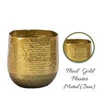 Pots de plantes ronds en métal de meilleure qualité, pots de fleurs d'intérieur avec trou de drainage, jardinière décorative pour jardin et maison