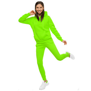 Chándal de correr personalizado para mujer para entrenamiento de gimnasia Conjuntos de ropa de gimnasio de invierno estampados - Product Image 4