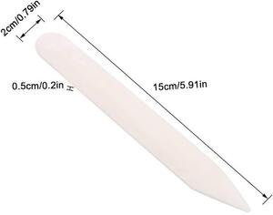 Pliable en carton osseux de 4 pouces en matériau organique de couleur naturelle pour la reliure de livres, style art populaire animal poli - Product Image 2