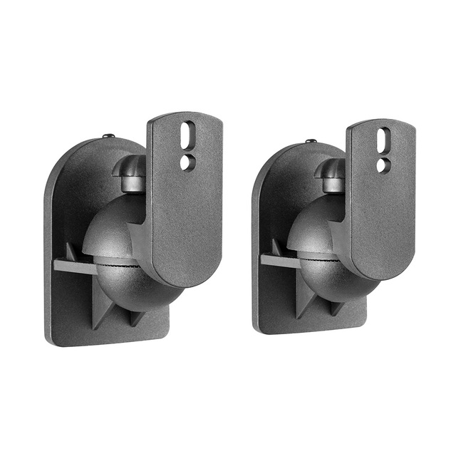 Multi-angle Adjustable Speaker Bracket Universal Swivel Tilt Satellite Speaker Wall Mount