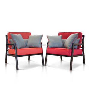 Chaise longue en bois de teck massif minimaliste moderne faite à la main coussin extensible convertible pour la maison loisirs meubles de salon - Product Image 5