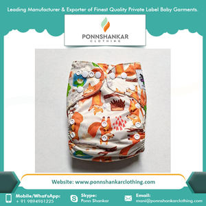 Reusable Baby Cloth Diaper Washable Baby Nappy Adjustable Cloth Diaper Cover - Product Image 4