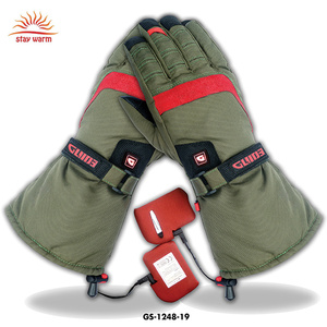 best men woman long <b>battery</b> life 7.4v rechargeable <b>battery</b> heated gloves with USB-C charging port for winter - Product Image 6
