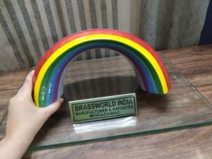 Urna de aluminio para mascotas, suministros de iglesia de gran tamaño, arcoíris - Product Image 4