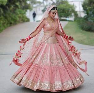 Designer Lehenga with Sequence Work All Over for Women for Wedding and Special Occasion Online Shopping Surat,india - Product Image 1