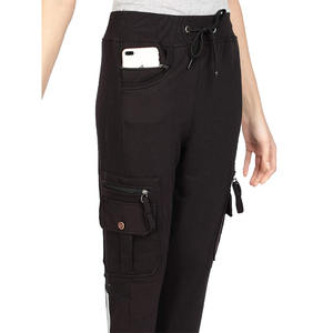 Pantalones Deportivos de Algodón Ajustados Personalizados para Mujer, Ropa Deportiva Elástica, Pantalones Cargo con Bolsillos, Pantalones de Calle, Pantalones de Invierno - Product Image 5