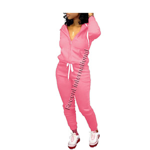 Nuevo y elegante Conjunto de jogging de 2 piezas para mujer, Tops cortos y sudadera con logotipo personalizado con características ecológicas, gran oferta - Product Image 3