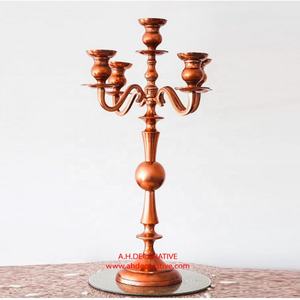 Candelabros Altos de Metal Plateado para Centros de Mesa de Boda, Logotipo Personalizado, Diseño Elegante, Florero Hecho a Mano, Decoración para el Hogar - Product Image 6