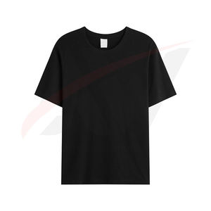 Prix de gros de bonne qualité T-shirts à col rond personnalisés Impression de vêtements pour hommes avec logo personnalisé T-shirts en coton surdimensionné - Product Image 3