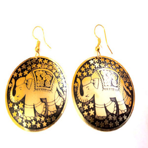 Rawat artesanías latón en relieve diseñador moda anillos hechos a mano incrustaciones pendientes collares fiesta estilo religioso 20092020-26 - Product Image 1