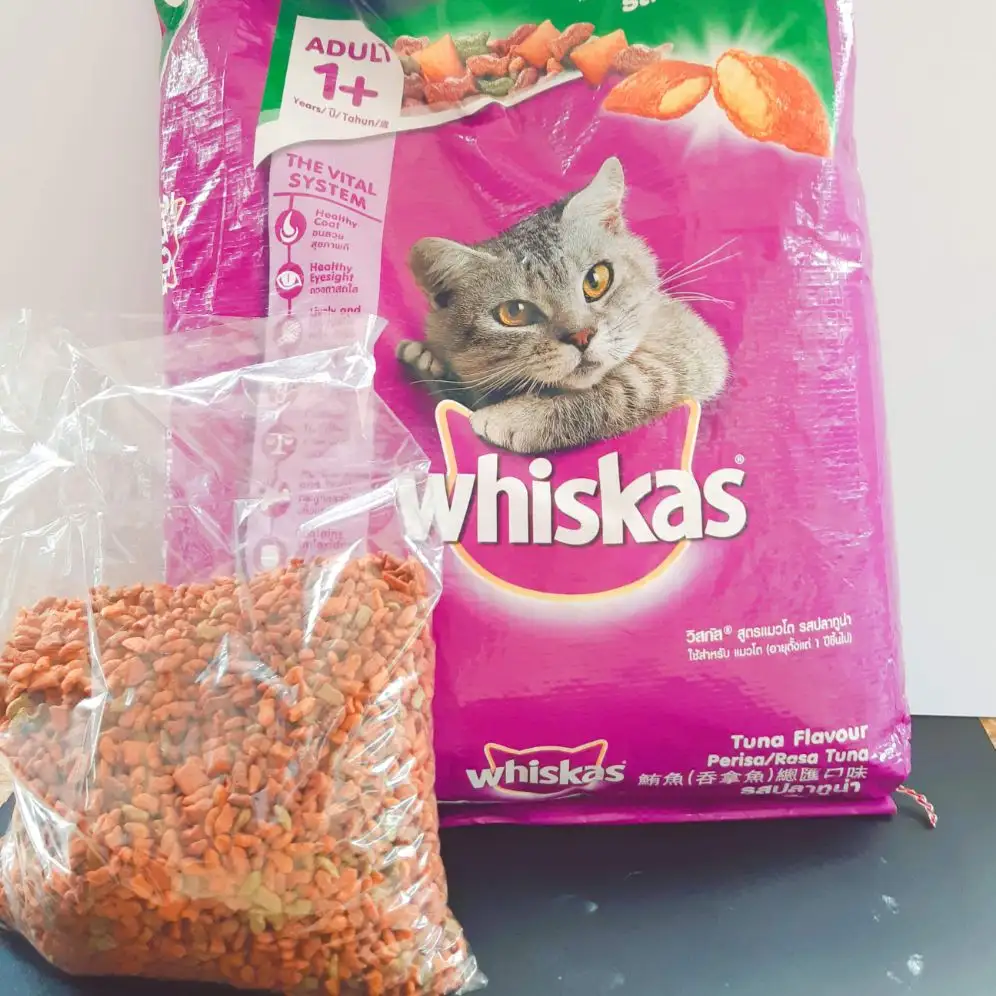 Whiskas Makanan Kucing/Makanan Whiskas 1.1Kg Tas untuk Dijual