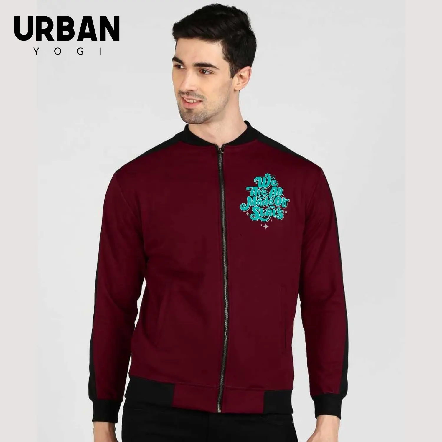 Custom Logo Fleece Jacket Dry Men's Jackets & Coats with Washable Hoodies OEM ODM Colourful Prints Custom Design