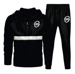 Survêtement unisexe en polaire coupe ajustée, conçu sur mesure, avec propriétés antibactériennes et respirantes, service OEM pour sweat à capuche, veste et bas de survêtement. - Product Image 1