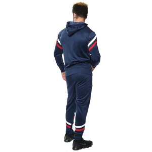 Nouvel ensemble de survêtement en polyester pour homme, coupe régulière, col boutonné, design 2-en-1, anti-odeur, hiver, avec pantalon de jogging zippé, pour la gym et le sport - Product Image 6