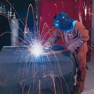 Công Việc Hàn Da Tạp Dề Với Tay Áo Nặng Ngọn Lửa Da/Hàn Áo Khoác Hàn Pant Và Shoze - Product Image 6