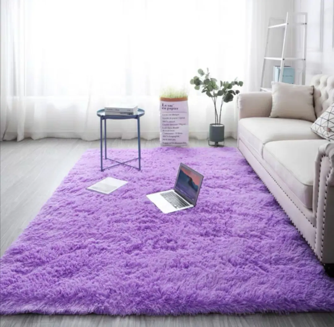 Tapis shaggy en fourrure polyester, tapisserie de sol, à peluche, décoration de maison de luxe, pour salon, nouveau design, livraison gratuite