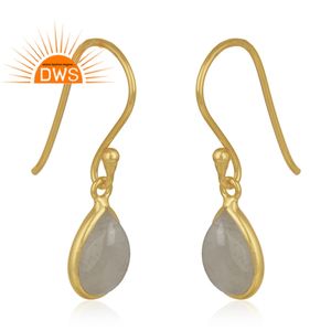 Pendientes de plata hechos a mano, joyería de plata al por mayor, al por mayor, con gema de arcoíris hecha a mano, con gancho - Product Image 2