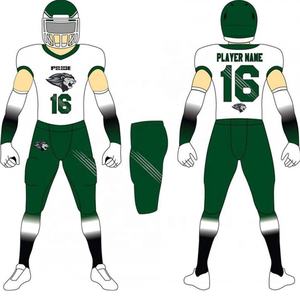 100% poliéster barato personalizado fútbol americano sublimación uniformes personalizado impreso fútbol Logo camisetas ropa deportiva uniformes - Product Image 1