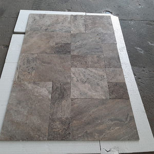 Azulejo y losa de piedra travertino plateada - Product Image 6