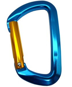 D Shaped Ultra-light Aluminum Carabiner - Product Image 1