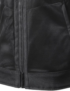 2025 hommes 600D Polyester tissu vêtements de sport qualité supérieure coupe-vent et respirant moto veste grande taille en gros - Product Image 3