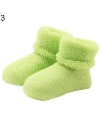 Fausses bottes Zutano en coton biologique, certifié CPSC, produit de bébé, 100% biologique, en molleton, OEM - Product Image 3