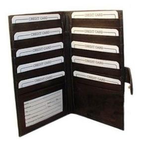 Étui porte-cartes d'identité pour hommes et femmes, en cuir PU - Product Image 1