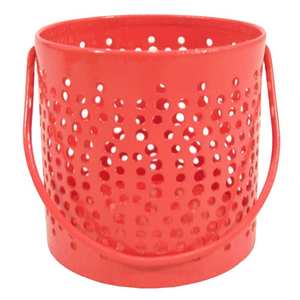 Candelabro votivo de farol de hierro personalizable para decoración del hogar para festividades navideñas - Product Image 1