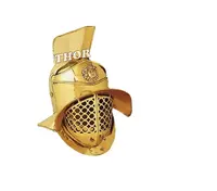 Medieval Roman Gladiator Helmet Crusader knight helmet Armor Best Gift with Leather Liner Brass Polished Helmet