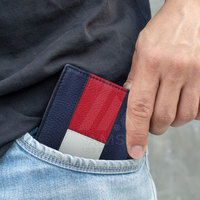 Dompet Kantong Kulit Pria dengan Kantung untuk Pria