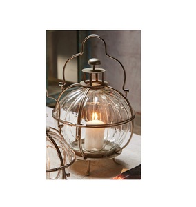 Lanterne marocaine en argent haute qualité faite à la main personnalisable bougeoir décoratif métal verre prix de gros décoration de la maison - Product Image 6