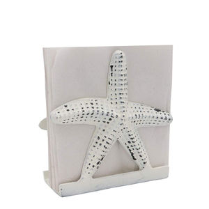 Antique Or Métal Starfish Nautique Porte-Serviettes - Product Image 3