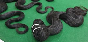 Vendeurs indiens véritables perruques de cheveux humains vierges extensions de cheveux Remy crus 8 à 30 pouces de longueur directement de l'Inde - Product Image 2