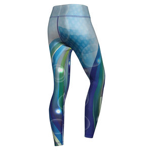 <b>Hot</b> Sale Women's <b>High</b> <b>Waist</b> Yoga <b>Pants</b> Fresh Marble Printed Leggings for Sport Fitness New Style - Product Image 2