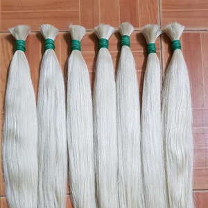 Raw Vietnamese Human Hair Extension 36 Inches Pre-Bonded <b>Wigs</b> Frontal <b>Braiding</b> Bleaching Kinky Waves Virgin Hair Aligned Cuticle - Product Image 1
