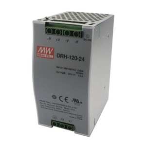 แหล่งจ่ายไฟแบบเอาต์พุตเดี่ยว DRH-120-24 Mean Well 120W 24V - Product Image 2