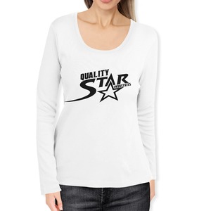 New <b>Design</b> T- Shirt Summer Short Sleeve Women`s T-Shirts Poly Cotton Soft Light Weight Yoga T Shirts - Product Image 3