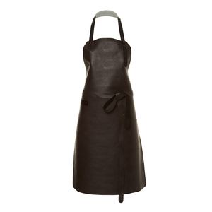 Tablier sans manches en cuir véritable personnalisé pour femmes pour chef barbier BBQ-Tablier en cuir pour femmes - Product Image 1