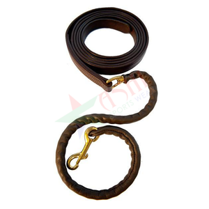 Nouvelles cordes de plomb de cheval en cuir véritable souple et longues avec crochet en laiton corde de plomb pour l'équitation corde de plomb de cheval en coton pour l'équitation - Product Image 1