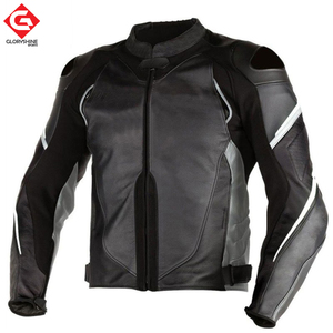 Venta directa Chaqueta de moto de cuero para hombre Mejor precio barato Marca superior Invierno impermeable a prueba de viento Chaquetas de carreras de motos - Product Image 3