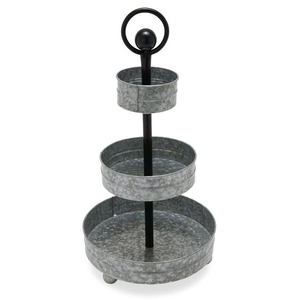 Soporte para pastel de taza con acabado Natural, diseño moderno hecho a mano, soporte para pastel de forma redonda de Metal de hierro para decoración del hogar y la boda - Product Image 1