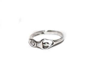 Anillo de Plata de Ley 925 con diseño liso, joyería fina hecha a mano - Product Image 2