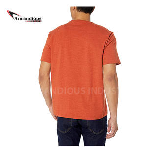Camiseta de microfibra de manga corta de algodón/poliéster de primera calidad para hombre a precio barato - Product Image 2