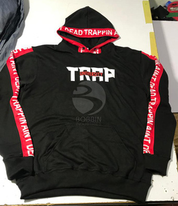 Sweat à capuche personnalisé pour hommes, brodé, pour hiver/automne, sweat à capuche conçu avec broderie et logo - Product Image 3